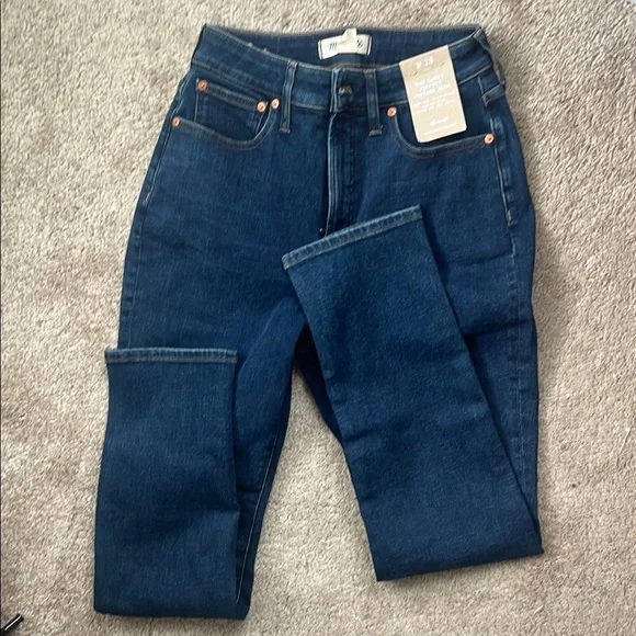 Madewell Women's Dark Blue Skinny Jeans - Picture 6 of 10